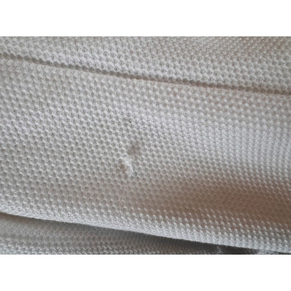 Lauren Ralph Lauren Womens White Cotton Pique Crest Blazer Jacket Medium - Picture 6 of 6